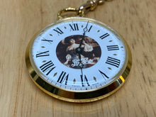 Load image into Gallery viewer, Vintage Pepsi Cola Gold Tone Slim Swiss Hand-Wind Mechanical Pocket Watch Hours