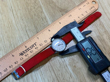 Load image into Gallery viewer, Vintage Sharp Time Teacher Lady Silver Red Japan Hand-Wind Mechanical Watch Hour
