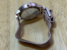 Load image into Gallery viewer, Unused Ortz Lady Tan MOP Dial Mesh Band Analog Quartz Watch Hours~New Battery