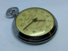 Load image into Gallery viewer, Vintage Engorsele Austria Mens Silver Hand-Wind Mechanical Pocket Watch Hours