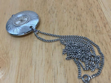 Load image into Gallery viewer, Vintage Sheffield Lady Silver Swiss Hand-Wind Necklace Pendant Pocket Watch Hour