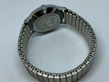 Load image into Gallery viewer, Vintage Acqua Timex Mens Silver White Stretch Hand Wind Mechanical Watch Hours