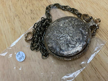 Load image into Gallery viewer, VTG Remington Mens Half-Hunter Flower Dial Liberty Hand-Wind Pocket Watch Hours
