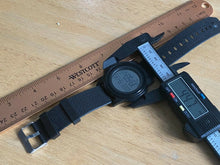 Load image into Gallery viewer, SKMEI Mens 50m Black Thin Slim LCD Digital Alarm Chrono Watch Hours~New Battery