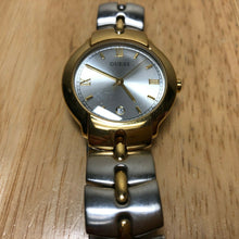 Load image into Gallery viewer, GUESS Men Lady Dual Tone Japan Movt Analog Quartz Watch Hours~Date~New Battery