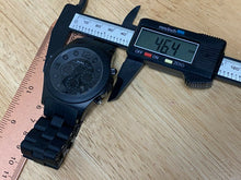 Load image into Gallery viewer, Marc Jacobs Men 50m Black Steel Analog Quartz Chronograph Watch Hour~New Battery