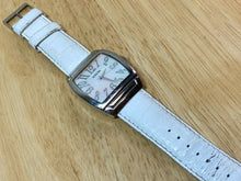 Load image into Gallery viewer, Honora Mens 30m Swiss Parts Silver Barrel Analog Quartz Watch Hours~New Battery