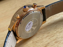 Load image into Gallery viewer, Stauer 19405 Midnight FLYBOY Men Analog Quartz Chronograph Watch Hour~New Batter