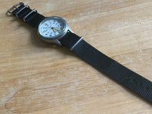 Load image into Gallery viewer, Timex Men Classic Silver White Military Style Analog Quartz Watch Hours~New Batt