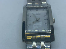 Load image into Gallery viewer, Bulova 96L201 Baird Men Lady Silver Rectangle Analog Quartz Watch Hours~New Batt