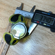 Load image into Gallery viewer, Soleus Lady Green Silver Cuff Bangle Digital Alarm Chrono Watch Hour~New Battery