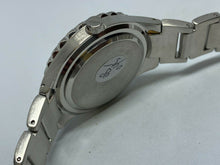 Load image into Gallery viewer, River Rock Casino 10YR Service Mens Silver Black Quartz Watch Hours~New Battery
