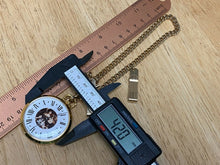 Load image into Gallery viewer, Vintage Pepsi Cola Gold Tone Slim Swiss Hand-Wind Mechanical Pocket Watch Hours