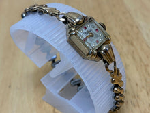 Load image into Gallery viewer, Vintage Parker Lady 10k RGP Faux Gemstone Swiss Hand-Wind Mechanical Watch Hours