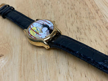 Load image into Gallery viewer, Armitron Tweedy Bird Lady Leather Analog Quartz Musical Watch Hours~New Battery