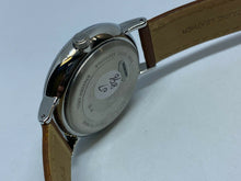 Load image into Gallery viewer, Unused Timex Mens 30m Silver Blue Leather Analog Quartz Watch Hours~New Battery