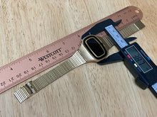 Load image into Gallery viewer, RARE VTG LA GENERALE Men Gold Tone Swiss RED LED Digital Chronograph Watch Hours