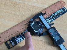 Load image into Gallery viewer, Adidas Men 50m Black White Reverse LCD Digital Alarm Chrono Watch Hours~New Batt