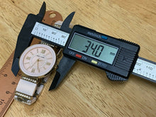 Load image into Gallery viewer, Anne Klein AK/2832 Lady Pink Ceramic Gold Tone Analog Quartz Watch Hour~New Batt