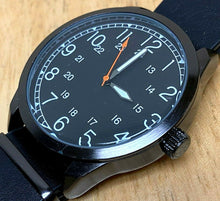 Load image into Gallery viewer, Unused FMD Mens Black Military Dial NATO Strap Analog Quartz Watch Hour~New Batt