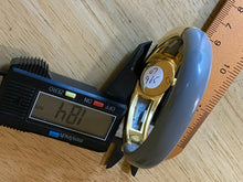 Load image into Gallery viewer, Vintage PAT Lady Gold Tone Gray Cuff Bangle Hand-Wind Up Mechanical Watch Hours