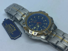 Load image into Gallery viewer, Unused United Mens Dual Tone Moving Bezel Analog Quartz Watch Hours~New Battery