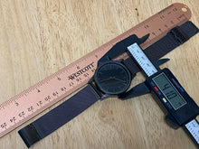 Load image into Gallery viewer, FMD Mens All Black Japan Movt Mesh Band Analog Quartz Watch Hours~New Battery