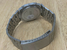 Load image into Gallery viewer, Vintage Timex Men Silver Slim Thin LCD Digital Quartz Watch Hour~Date~New Batter