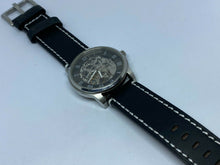 Load image into Gallery viewer, Kenneth Cole KC1514 Men 21J Silver Steel Skeleton Automatic Self-Wind Watch hour