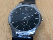 Load image into Gallery viewer, Unused Skagen Men 30m Ultra Thin Small Second Analog Quartz Watch Hours~New Batt