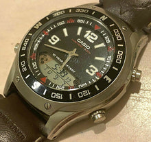 Load image into Gallery viewer, CASIO Hunter Timer AMW-701 Mens Analog Digital Alarm Chrono Watch Hours~New Batt