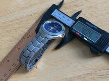 Load image into Gallery viewer, Pulsar Solar V145-X004 Men 100m Silver Blue Steel Analog Quartz Watch Hours~Date