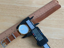 Load image into Gallery viewer, Timex Indiglo 30m Rose Gold White Dial Leather Analog Quartz Watch Hour~New Batt