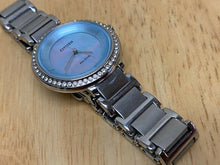 Load image into Gallery viewer, Citizen Eco-Drive E031 Lady Silver Rhinestone Solar Analog Quartz Watch Hours