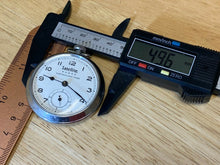 Load image into Gallery viewer, VTG Satellite Small Seconds Men Silver Hand-Wind Mechanical Pocket Watch Hours
