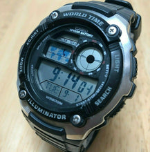 Load image into Gallery viewer, Casio AE-2100W Mens 200m World Time Digital Alarm Chrono Watch Hours~New Battery
