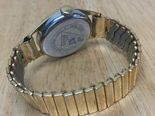 Load image into Gallery viewer, VTG Lucerne Electra Swiss Men Gold Tone Stretch Hand-Wind Mechanical Watch Hours