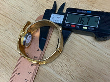 Load image into Gallery viewer, Vintage Pilgrim Lady 17J Gold Tone Cuff Bangle Hand-Wind Mechanical Watch Hours