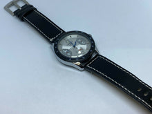 Load image into Gallery viewer, Winner U8028 Mens Silver Black Dual Seconds Self-Wind Automatic Watch Hours~Date