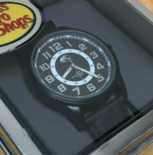 Load image into Gallery viewer, New Old Stock Bass Pro Shops Men 30m Black Leather Analog Quartz Watch Hours~Box