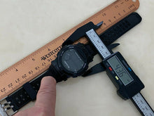 Load image into Gallery viewer, Dakota Mens 100m Black Reverse LCD Digital Alarm Chrono Watch Hours~New Battery