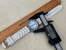 Load image into Gallery viewer, Dakota Mens 30m Silver White Luminous Analog Quartz Watch Hours~Date~New Battery