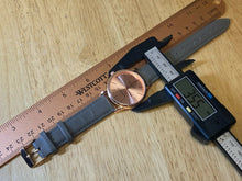 Load image into Gallery viewer, Unused Monroe MAESTRO Men Classique Rose Gold Analog Quartz Watch Hours~New Batt