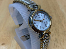 Load image into Gallery viewer, Nice Timex Lady 30m Dual Tone Stretch Band Analog Quartz Watch Hours~New Battery