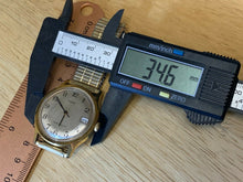 Load image into Gallery viewer, VTG Timex Marlin 27820-10580 Men Gold Tone Hand-Wind Mechanical Watch Hours~Date