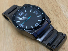 Load image into Gallery viewer, August Steiner Mens 10m All Black Swiss Analog Quartz Watch Hours~New Battery