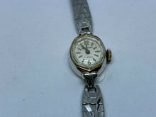 Load image into Gallery viewer, Vintage Signal Lady 17 jewels Silver Cocktail Hand-Wind Mechanical Watch Hours