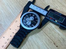 Load image into Gallery viewer, Unused Stylish Geneva Mens High Quality Black Analog Quartz Watch Hours~New Batt