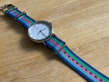 Load image into Gallery viewer, Unused Timex Indiglo Men Lady Silver White Analog Quartz Watch Hours~New Battery