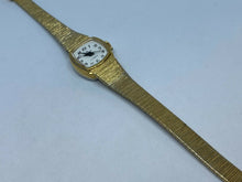 Load image into Gallery viewer, Vintage Helbros Lady 17J Gold Tone White Dial Hand-Wind Mechanical Watch Hours